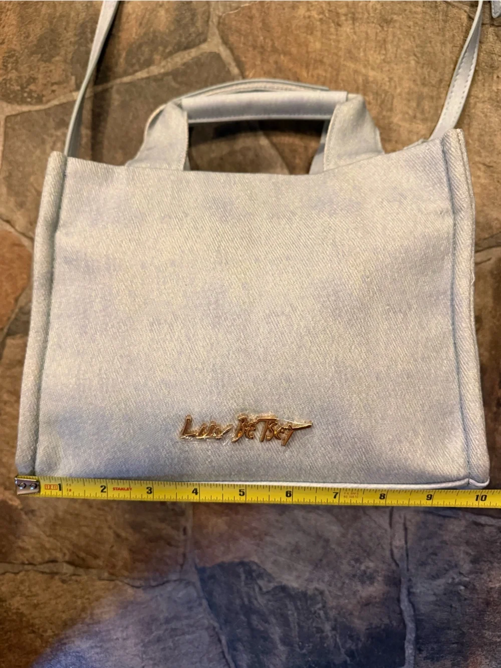 Betsey Johnson “Luv Betsey” Denim Colored Cute Crossbody/Handheld Purse!!